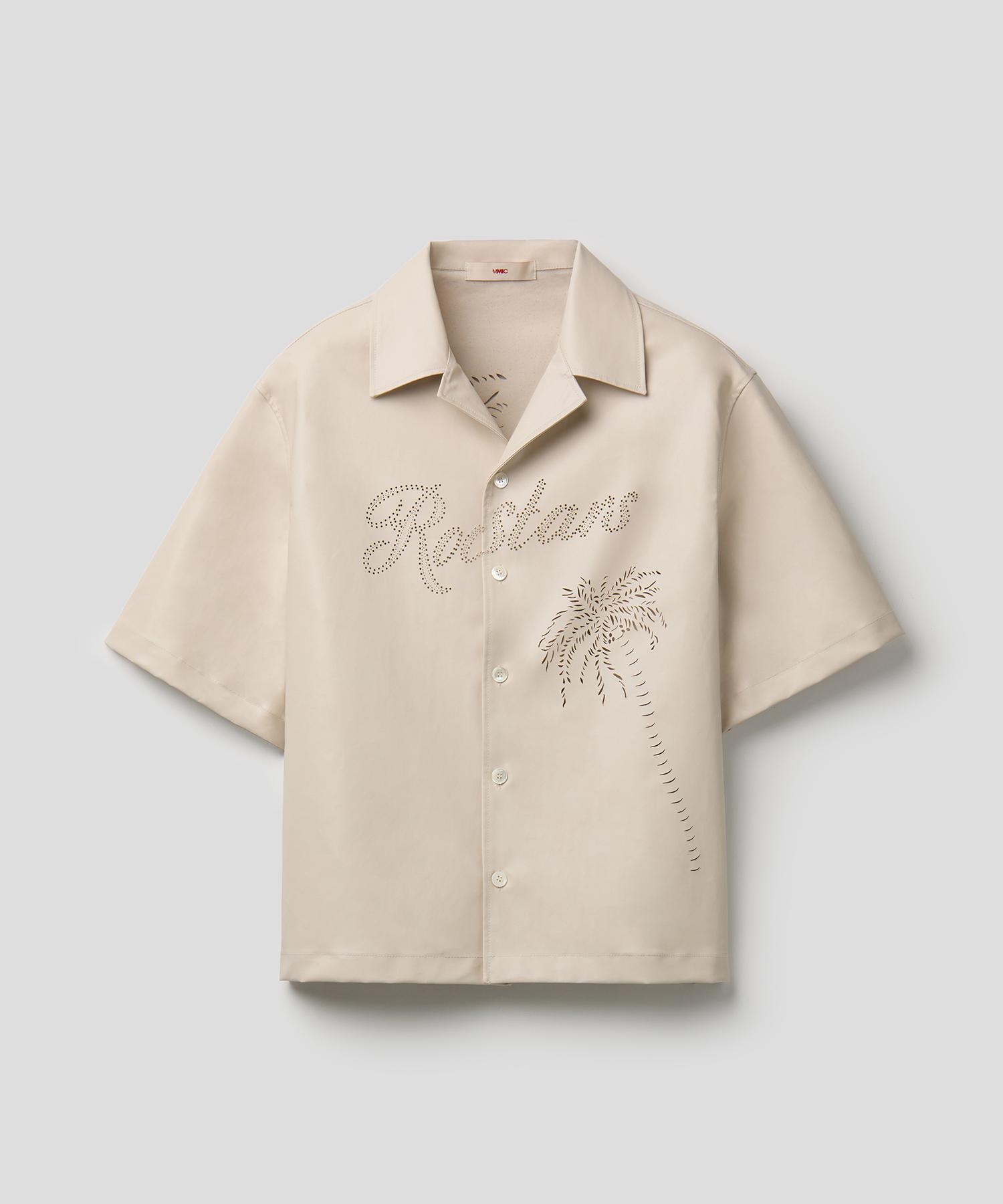 Mmic Resort Shirt Light Beige M