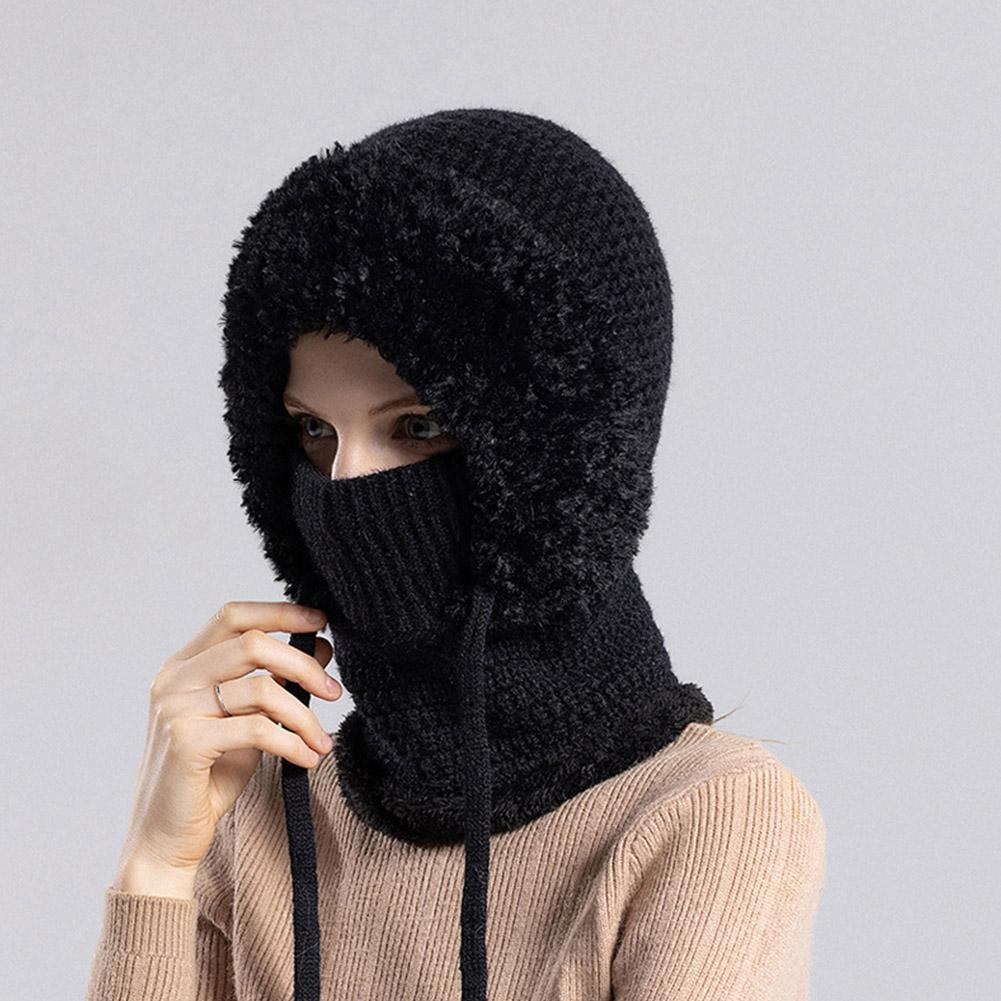 Women's Winter Hat and scarf hat Slouchy Fleece Beanie Knitted Cap Scarf Activities with Skull H1V5
