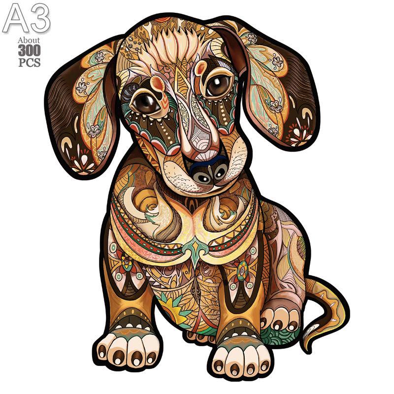 Lion Wooden Puzzle For Adults Animal Wooden Puzzles 3d Wooden Toys For Kids Jigsaw Concentration Education Toy Gifts