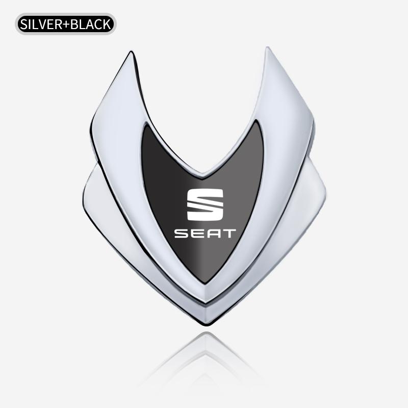 NBNY6 Car Metal Shield Emblem Car Side Fender Body Trunk Badge Sticker For Seat Leon 5f Ibiza 6l 6j Leon 1p Cushion Altea Xl Leon Mk