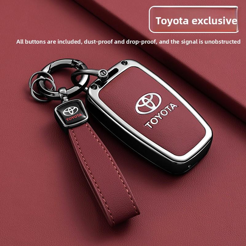 Compatible with Toyota key covers for Camry, Corolla, Avalon, RAV4, Highlander, Levin, CHR, and Velite