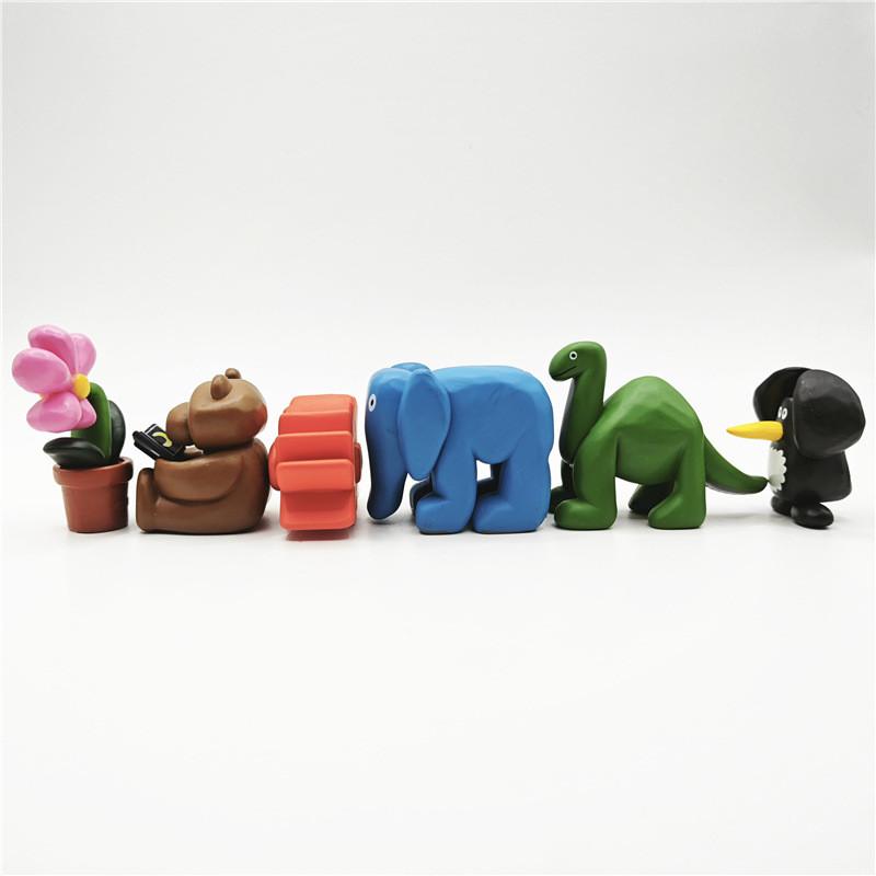 Daiuske Kondo Adorable Dinosaur And Flower Blind Box Collectible Figure Set