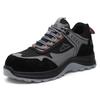 New Labor Insurance Shoes Men's Summer Breathable Fashion Anti-piercing Safety Shoes Steel Bag Head Anti-smashing Comfortable Work Shoes