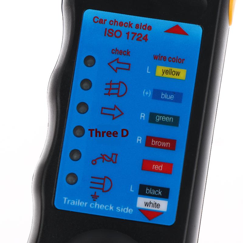 Car Towing Light Tester 12V 7 Pin Adapter Diagnostic Tool Wiring Check Light Test Plug Socket Truck Trailer Caravan Accessories