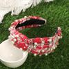 Wide Christmas Hair Hoops Thanksgiving Gift Headbands Bezel Hair Bands Ladies Fashion Hair Accessories Head Band Hoops Headwear