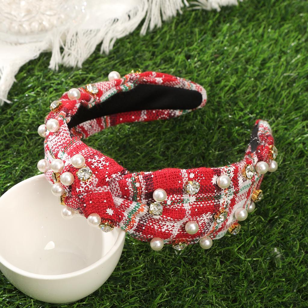 Wide Christmas Hair Hoops Thanksgiving Gift Headbands Bezel Hair Bands Ladies Fashion Hair Accessories Head Band Hoops Headwear