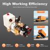 12V DC Electric Hydraulic Pump - 800W 1.5L, 5N.m Torque for Car Lifts & Tipping Trailers (Remote Control)
