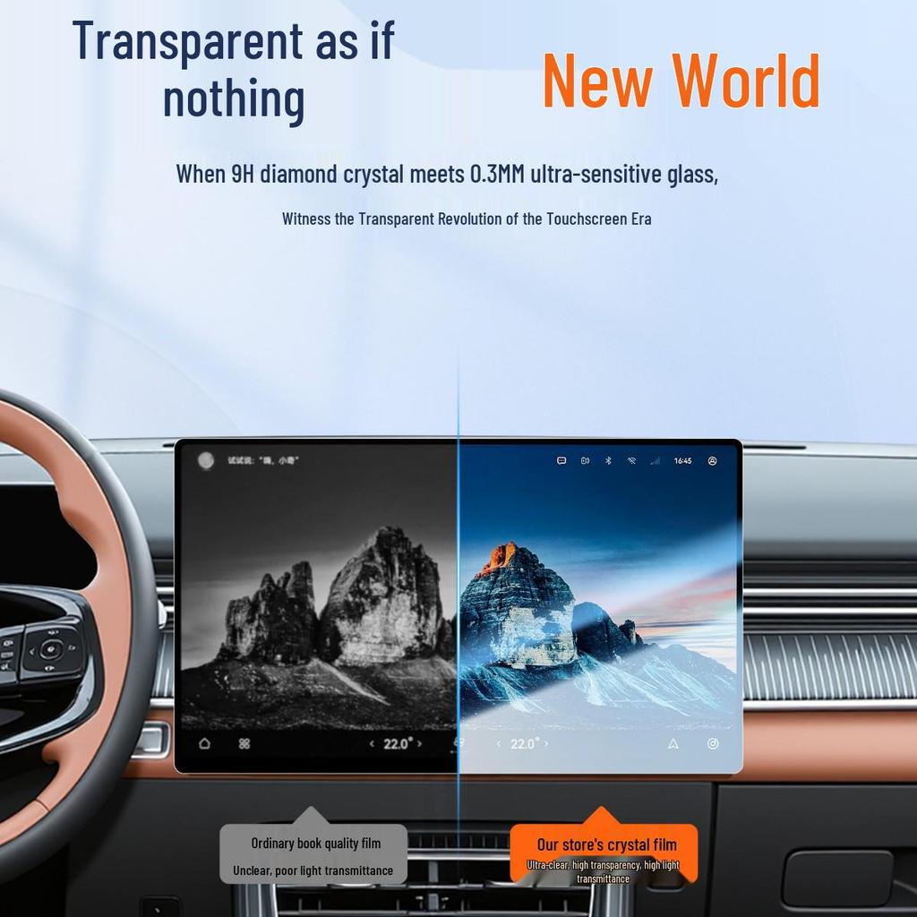 Gehärtetes Glas Displayschutz für 26 Chery Tiggo 8 (5. Generation) Modelle - Zentralsteuerungs-Navigationszubehör