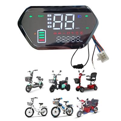 48V 60V 72V LCD Display Meter Ovládací panel pro elektrický skútrový motor EBike