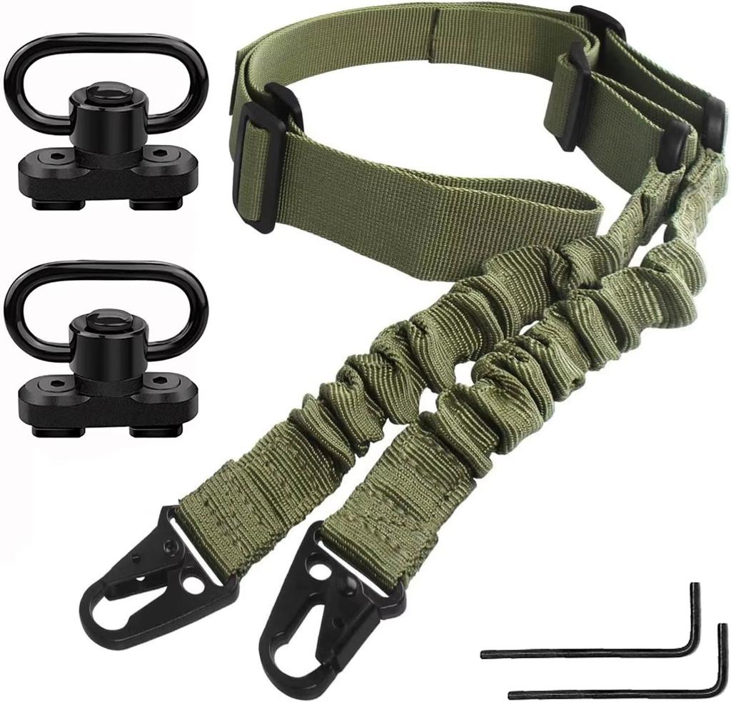 2 Points Extra Long  Sling Two Point Traditional Slings Standard Strap With Metal Hook QD Sling for Outdoor Sports