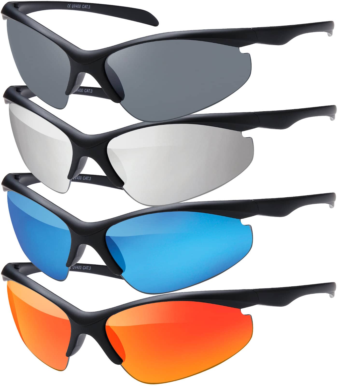 Óculos de sol esportivos infantis One Size azul