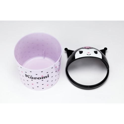 Skater 3D Interior Box Storage Case Trash Can Tabletop Trash Can Kuromi Sanrio DB2D-A