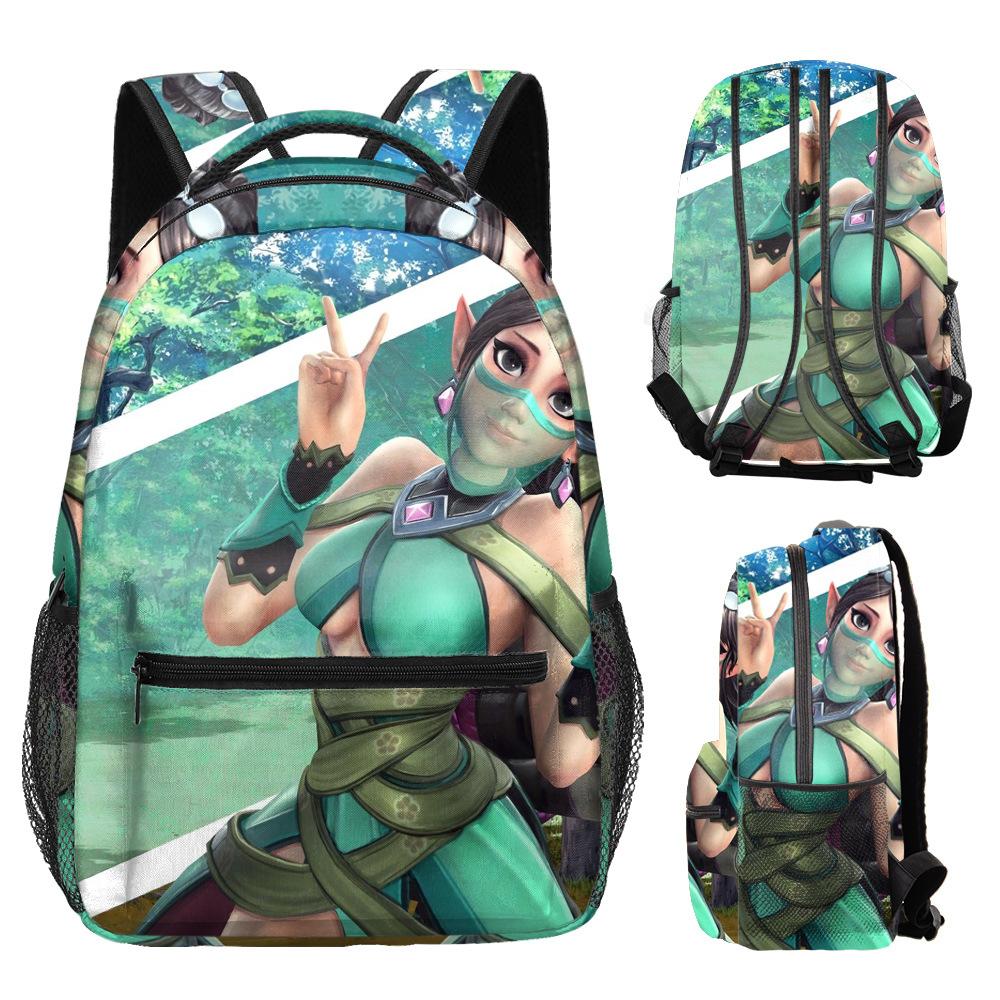 Harajuku Novelty Kpop Youthful School Bags Unisex Paladins Travel Bags 3D Print Oxford Waterproof Notebook Shoulder Backpacks