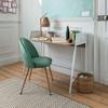 Lot de 2 chaises velours "Slano" Atmosphera - Céladon