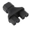 IEC320 C14 to C15 Power Adapter Professional Male To Female C14 to C15 Power Plug Adapter for Laptop Speaker Printer