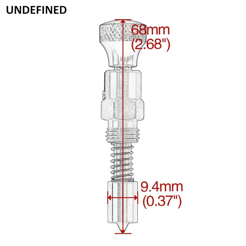 Motorradvergaser Anreicherer Choke Einstellknopf Zubehör Schwarz Chrom Für Harley mit S& S Super E G B Vergasern