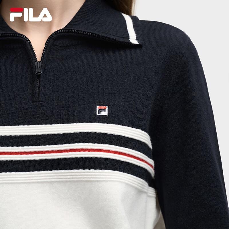 Fila Women's Colorblock Lapel Sweater
