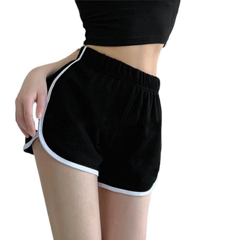 Damskie Letnie Modne Luźne Szerokie Spodenki Sportowe - Styl Koreański, Dopasowane, Codzienne Proste Spodnie Trzyczwarte