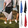 Golf Magnetic Towel Ultra-Absorbent Microfiber Golf Towel with Magnet for Golf Carts Clubs Waffle Weave Pattern Golf Club Cleaning Towel