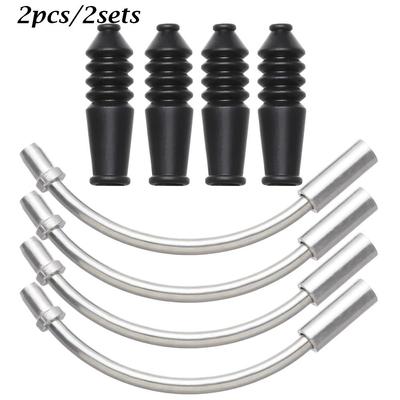 High Quality Bicycle Parts Hose Brake Pipe Sleeves Protector V Brake Noodles Bend Tube Cable Guide