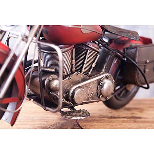 Vintage "Old Bike" Tin Object, Height 24cm, Length 40cm, Depth 13cm, 0910E-1488, Interior, Motorcycle, Retro, Interior, American Goods