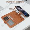 2 In 1 Magnetic Leather Case For Samsung Galaxy S26 S25 Ultra S24 Plus S23 Cash Cards Slot Wireless Charging Wallet Phone Cover