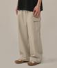BONATSPALETTE Bp Wide Elastic Waist Cotton Cargo Pants_5 Colors