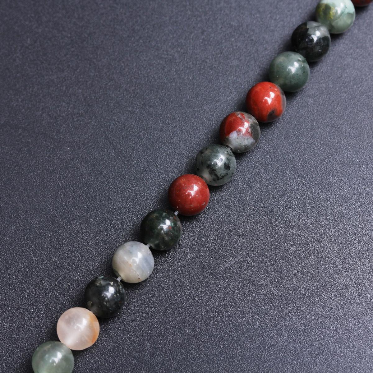 

Бусины модные 4/6/8/10 мм африканский кровавый камень браслет ожерелье натуральное изготовление ювелирных изделий своими руками аксессуары бисерный материал брелок 6mm 1 string