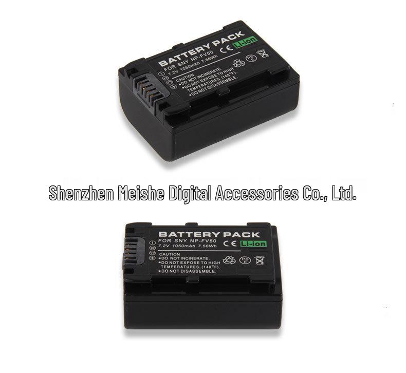 FUYALIN NP-FV50 Battery for Sony CX180E, CX360E, XR160E, PJ10E, PJ30E