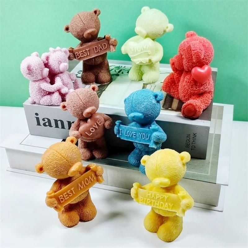 DIY Castings Moulds Cylinders Candle Mould Silicone Craft Pendants 3D Cylinders Candle Molds Candle Decorations Moulds