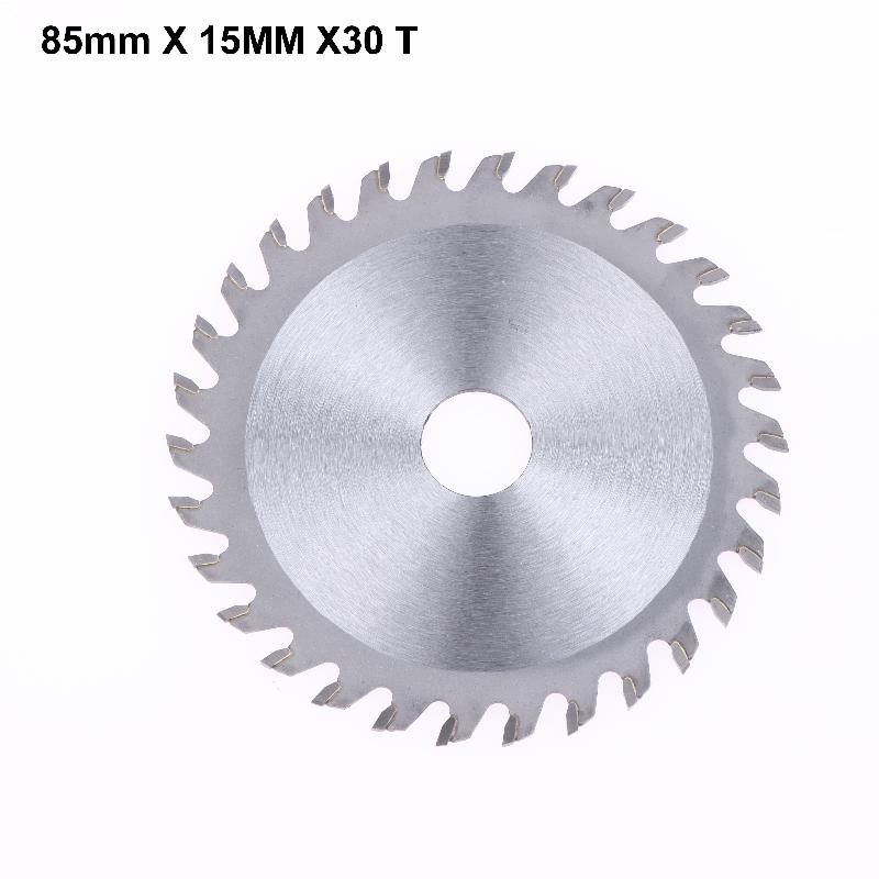 85mm TCT Carbide Saw Blade 24T 30T 36T Circular Saw Blade Bore 10mm 15mm Wood Cutting Disc For Multi-function Power Tool