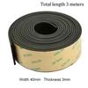 Universal Rubber Sealing Tape For Car Sunroof 3M, 40Mm * 3Mm, 1 Pc.