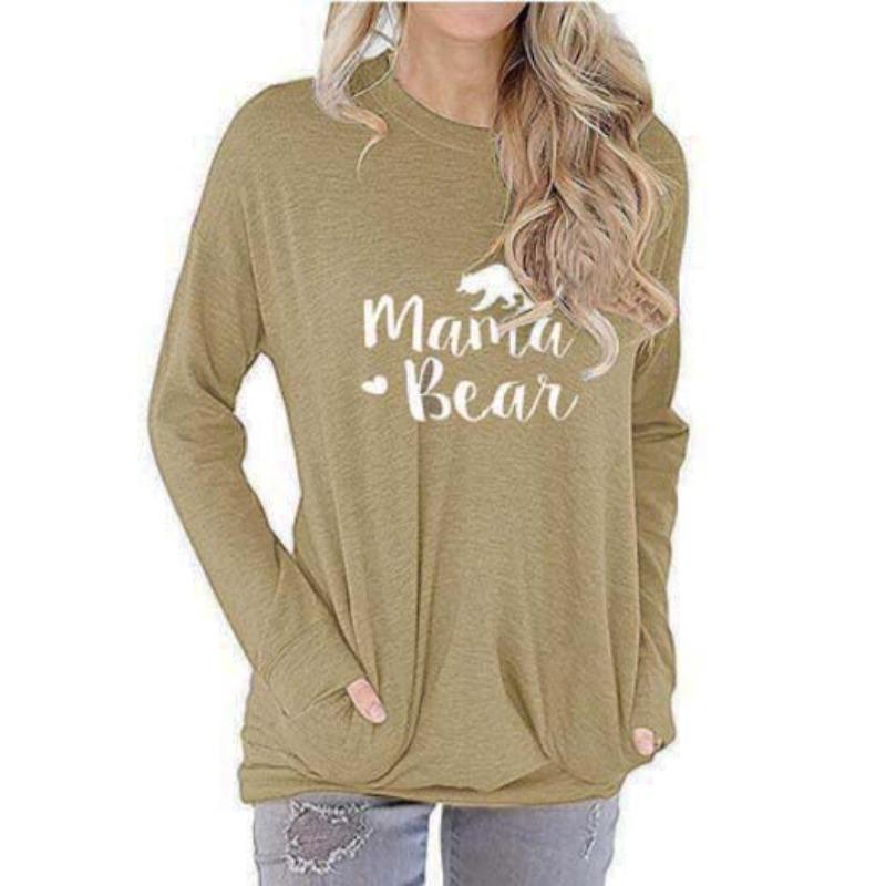 YYFS Women's Fashion Casual Spring Autumn Long Sleeve O-Neck Blouses & Shirts