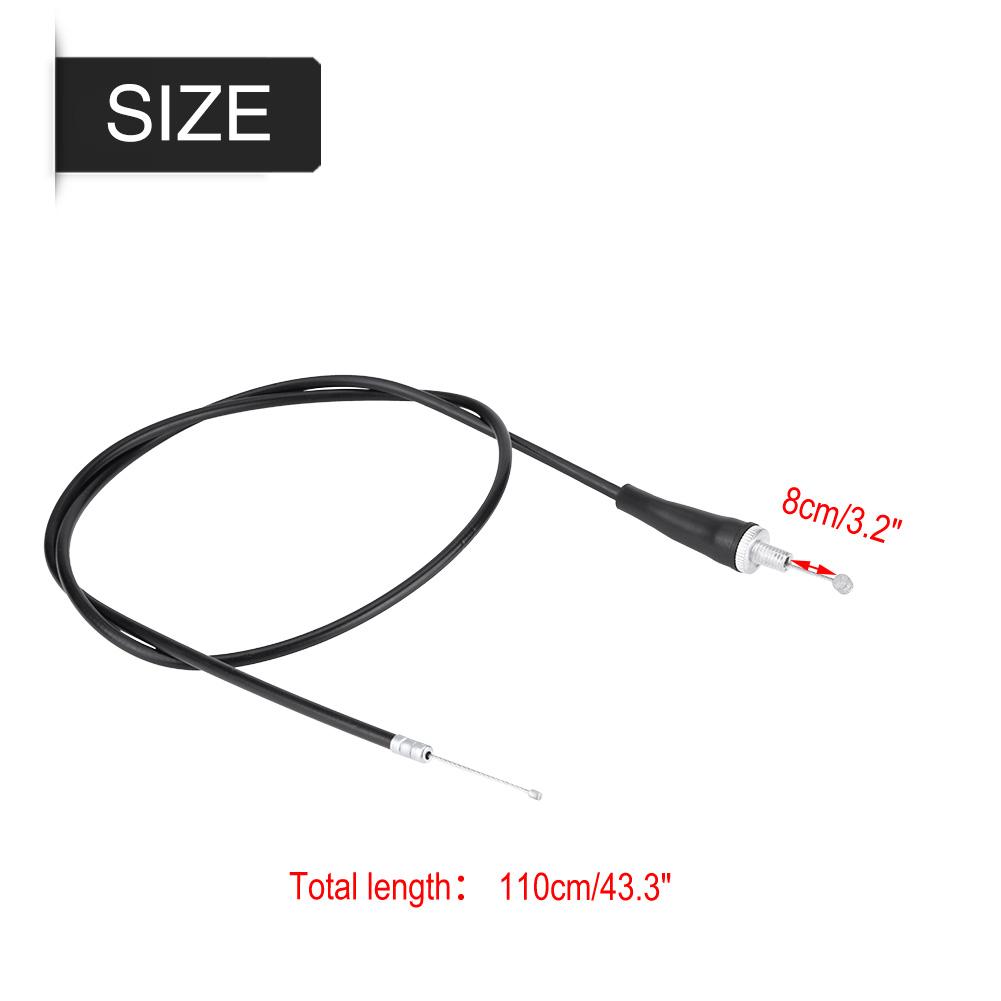 110cm Motorcycle Throttle Oil Cable Stainless Steel Straight Head Throttle Line For Pit Dirt Motor Trail Bike Motocross