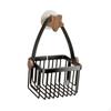 Hanging Kitchen Basket, Wall Mounted Decorative, Organizing Rustic Farmhouse Food Storage Fruit