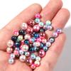 50-1000pcs/Lot 9 Colors No Hole Gradient Mermaid Imitation Pearls Beads Plastic Spacer Bead For DIY Jewelry Making Accessories
