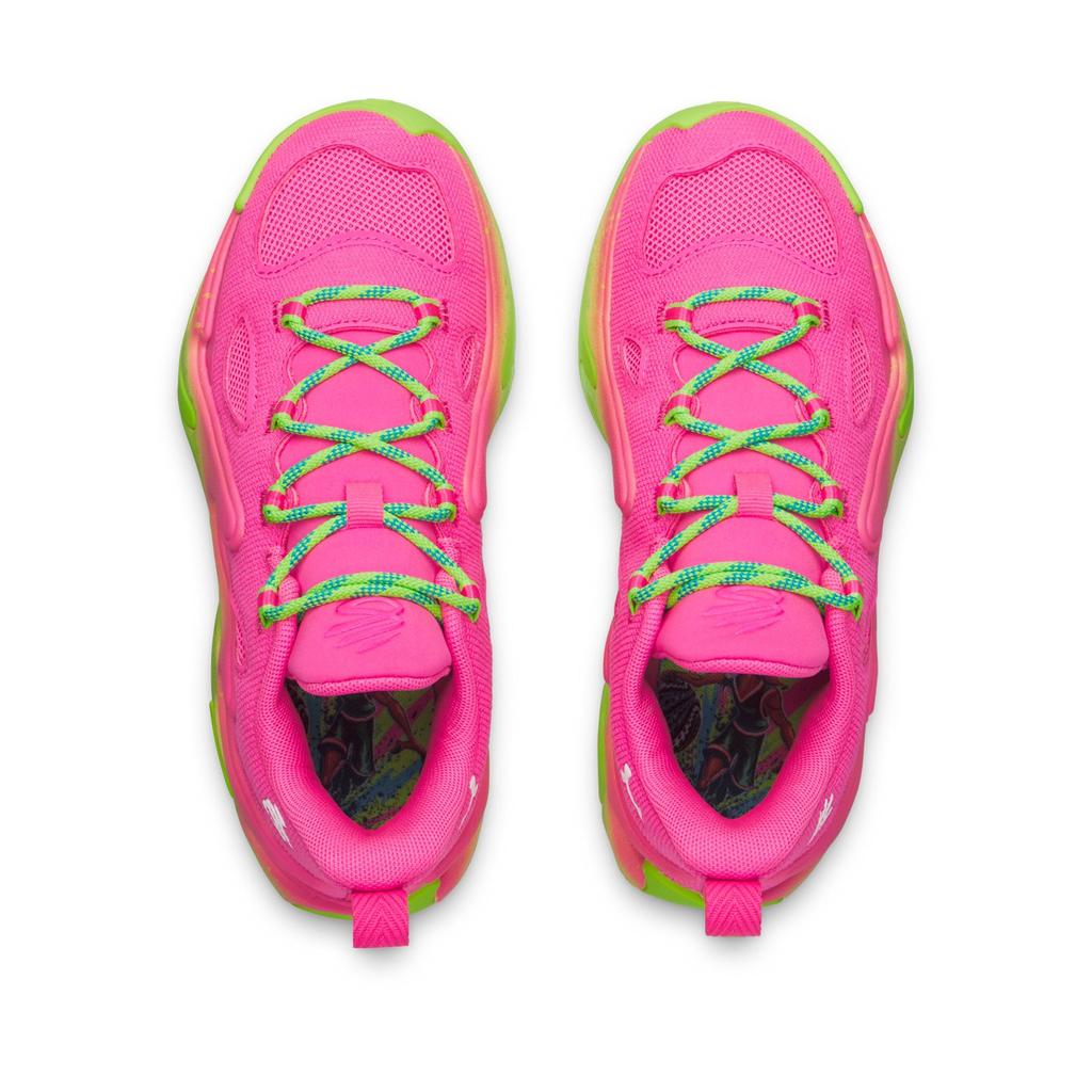 Under Armour Curry 13 Mid Basketball Shoes Kids sneaker Fervent-Pink 6014870-694