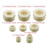 1/2" 3/4" 1" 1.2" 1.5" 2" Female/Male Thread Fish Connector Tank Drain Pipe Accessories Aquarium Joints Water Pipe Fittings 1Pc