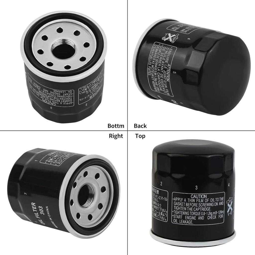 Road Passion PH6017A 160971068 2520799 Ölfilter für YAMAHA XVS950 BOLT/BOLT R-SPEC 2014-2016 XVS950 BOLT C-SPEC 2015-2016 XVS950 MIDNIGHT STAR 942