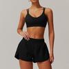 OEING Quick-Dry Yoga & Fitness Bra and Shorts Set