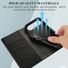 For iPhone Air Phone Case Line Imprint Leather Wallet Cover with Wrist Strap