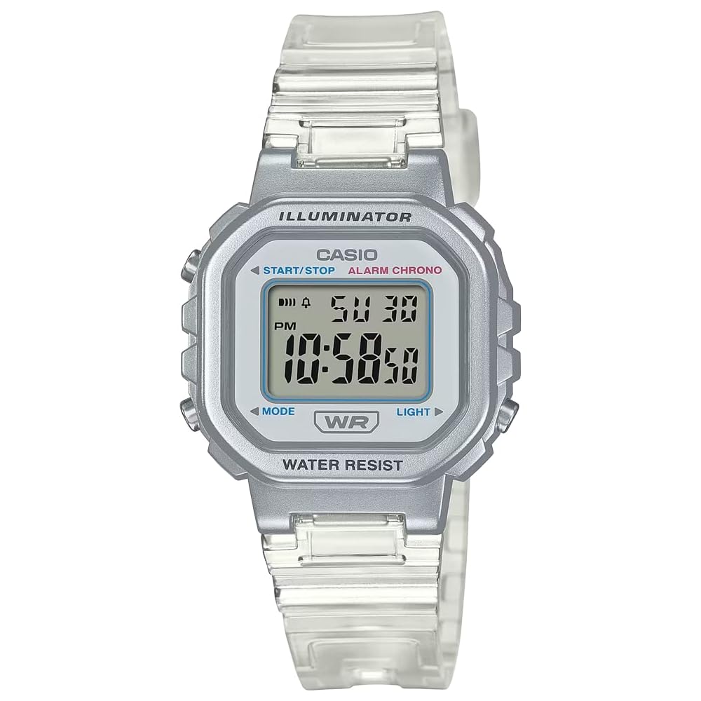 Casio Chupacasi LA-20WHS-7A Цифровые часы Прозрачные для Женщин Девочек Детей Зарубежная Модель