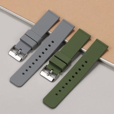 Silikon-Uhrenarmband mit Schnellverschluss für Samsung & Huawei GT Smartwatches (16-24mm) Jetzt verfügbar