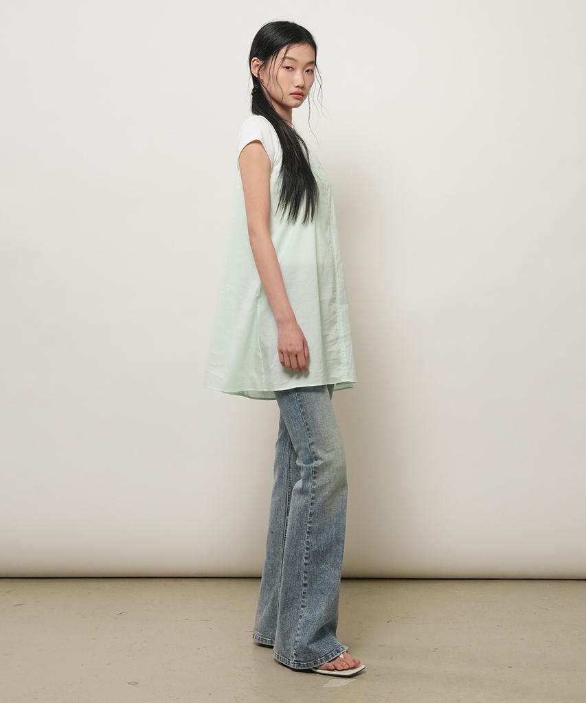 General Idea Cotton Sleeveless Dress [Mint] / Gf2Lop508