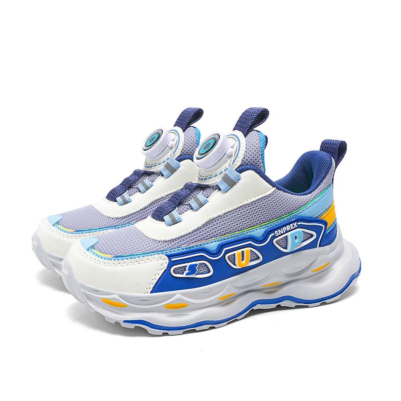 Children's Shoes Fashion Children's Sports Shoes New Lightweight Student Mesh Surface Breathable Leisure Cushioned Running Shoes