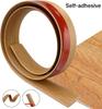 1PC 3/2/1m Self Adhesive Carpet To Tile Edging Trim Strip Cuttable Threshold Cover Doorway Divider Strip Wear-resistant Flat But