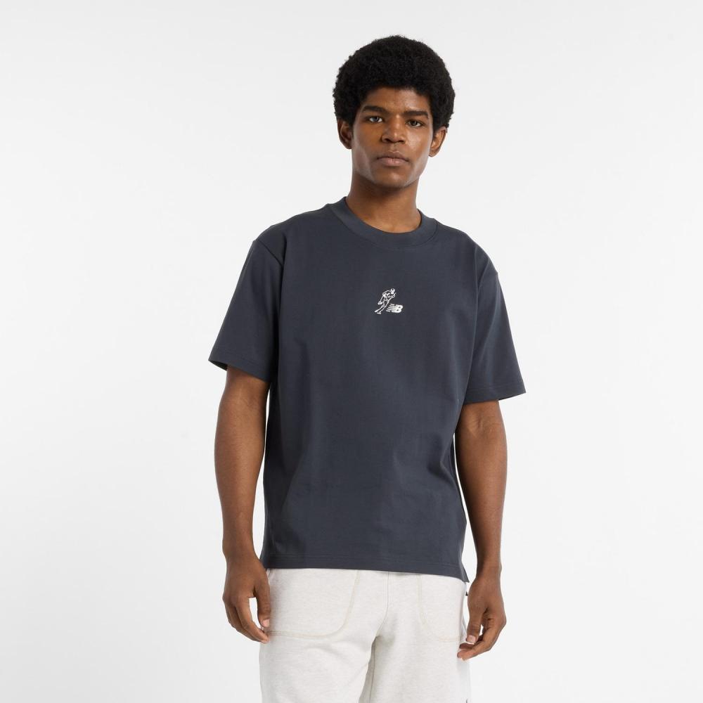 New Balance M So Heavyweight Cotton Tee Mt43739phM phM M 11800₽