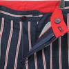 Beauty products ARCHIVIO Striped Pattern golf Long pants 48 black Men's Used