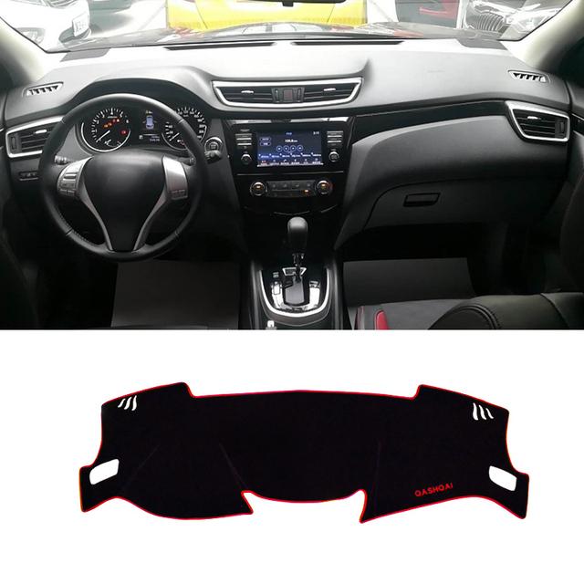 Car Dashboard Avoid Light Sun Shade Pad Cover Mat Carpets Anti-UV For  Qashqai J11 2014-2017 2018 2019 2020 Accessories