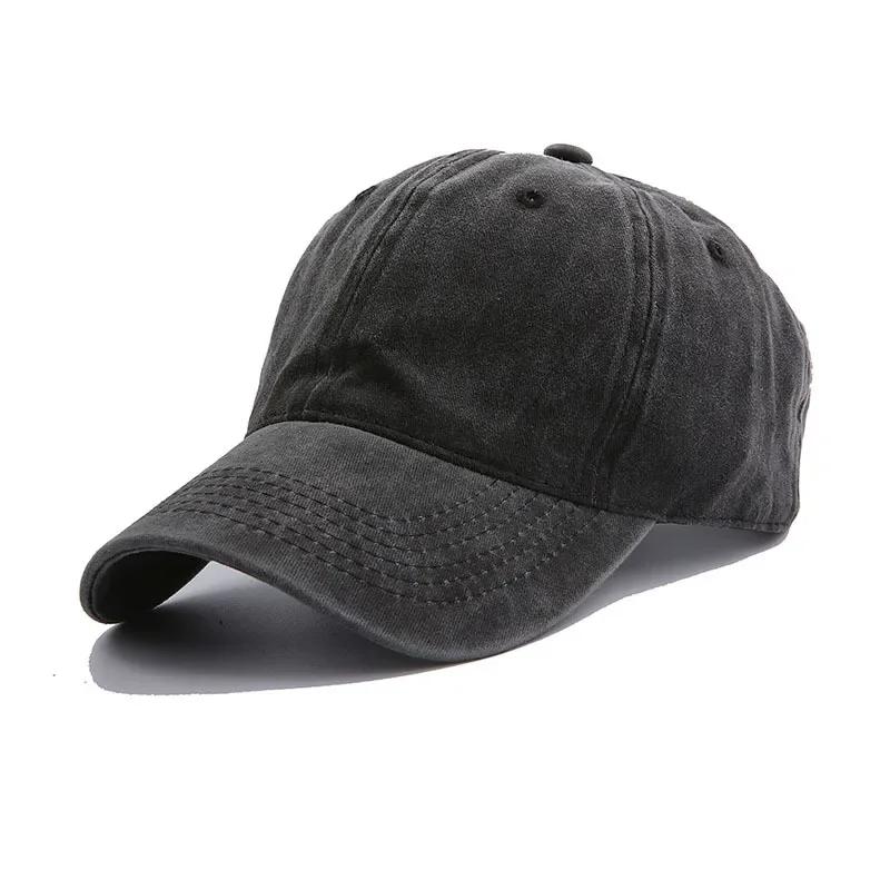 Dad Hat Vintage Cotton Baseball Cap For Men And Women Sportss Cap Adult Washable Cowboy Trucker Cap Custom Diy Logo